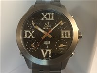 Armbanduhr Jacob & Co. Five Time Zone in Titan JC82R - JC82R